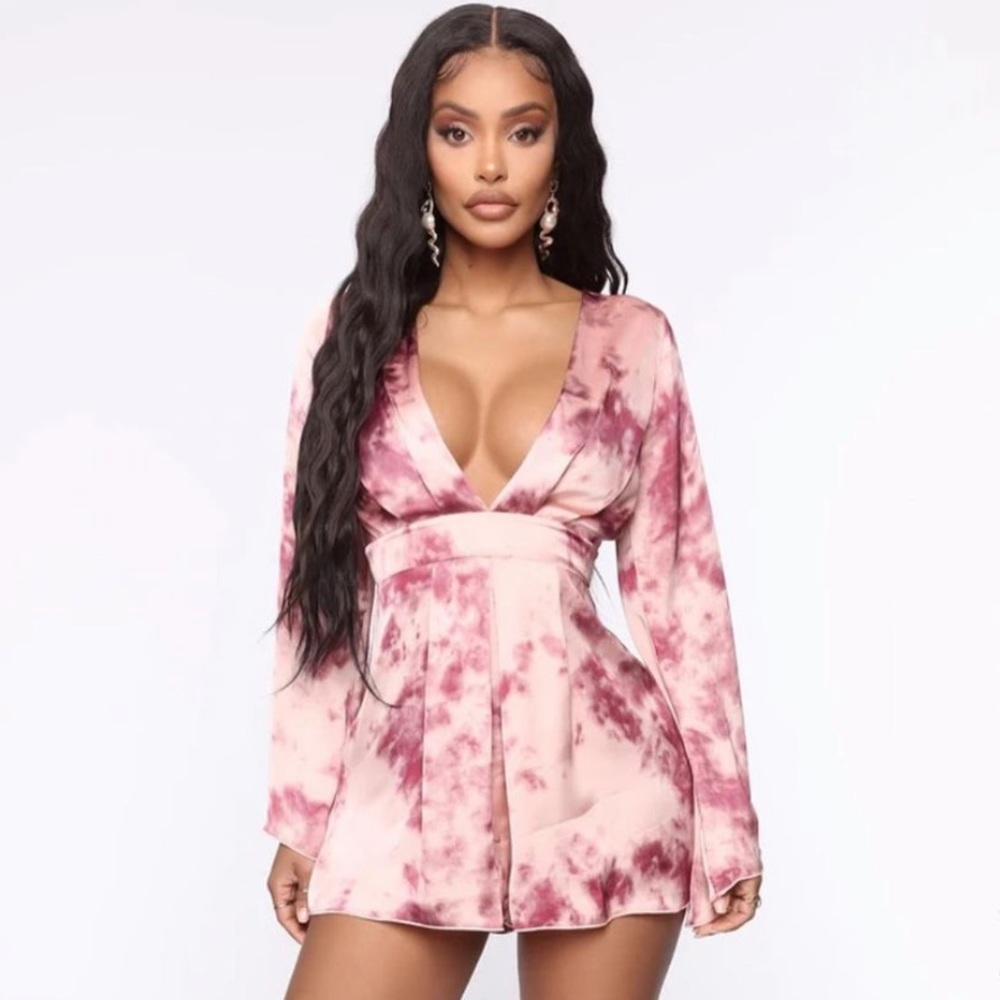 Fashion Nova Romper Tie Dye